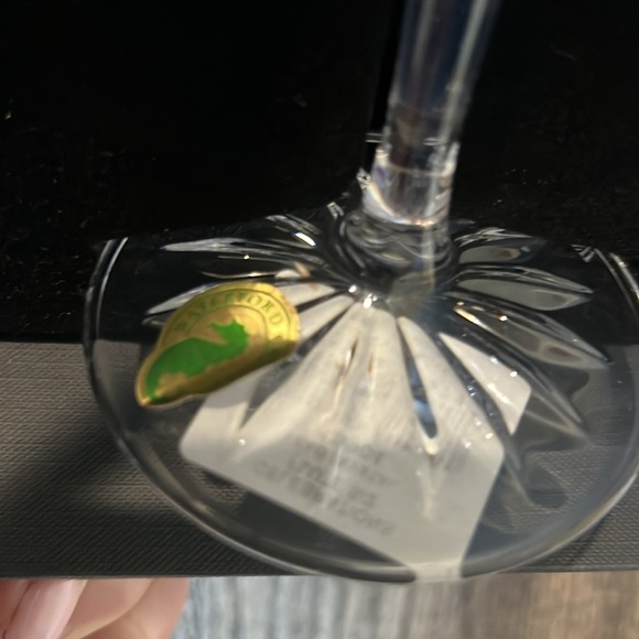 Waterford Crystal Glasses Wishes Happy Celebrations Toasting Flutes - Picture 10 of 10